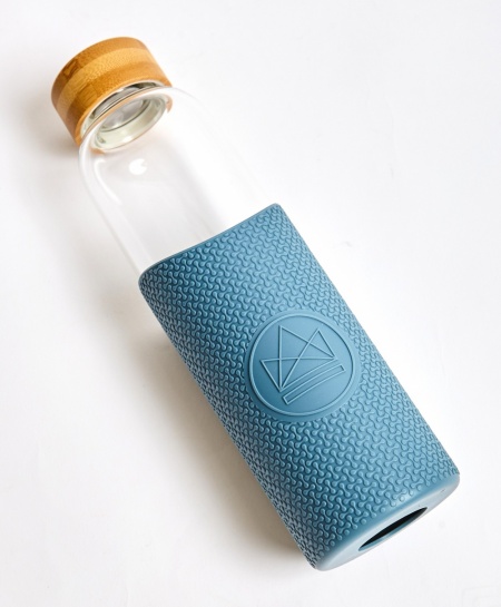 Neon Kactus Reusable Glass Water Bottle - 550ml